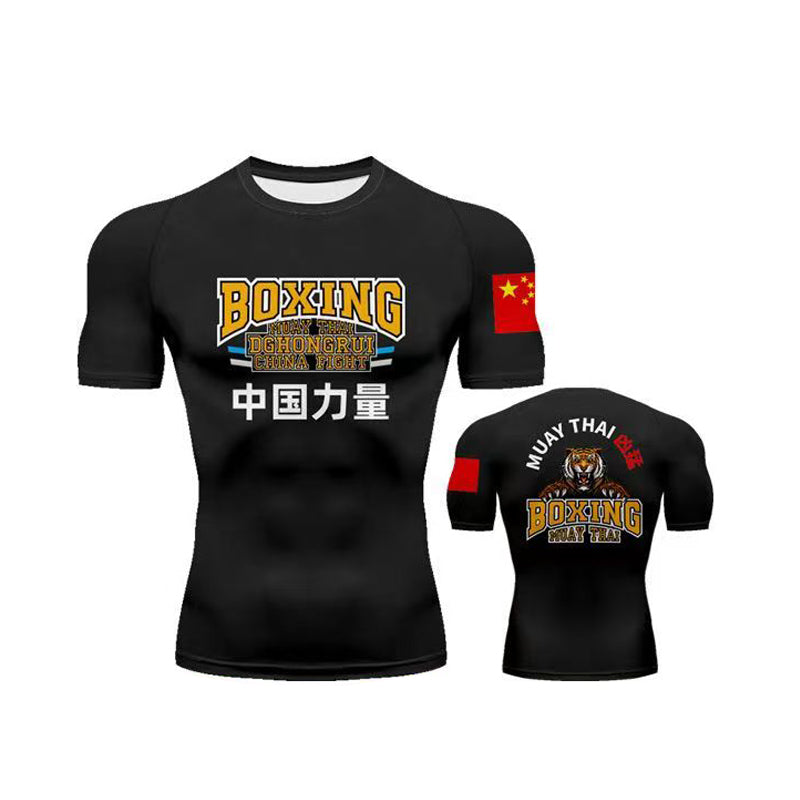 Custom Sanda Suit Boxing Fighting Suit Combat Set Clothes Muay Thai Shorts Men Women Children Martial Arts Training Clothing - SURPHY