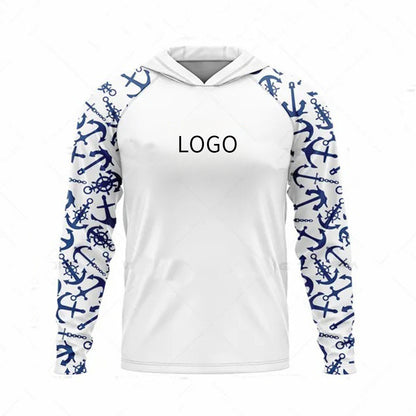 Ocean Fishing Suits Summer Sun Protection Long Sleeve Fishing Suits UV Protection Hooded Fishing Suits UPF50 + SURPHY