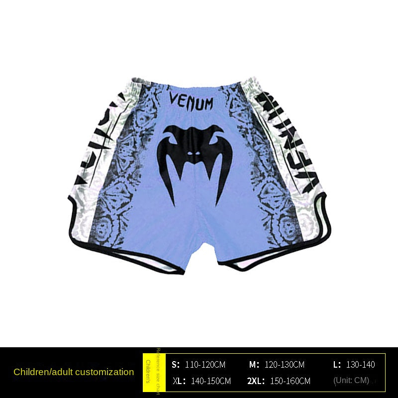 Venom Training Suit UFC Set Men's Boxing Compression Quick-Dry Clothing Muay Thai Fighting Short Sleeve Shorts Gym Combat - SURPHY