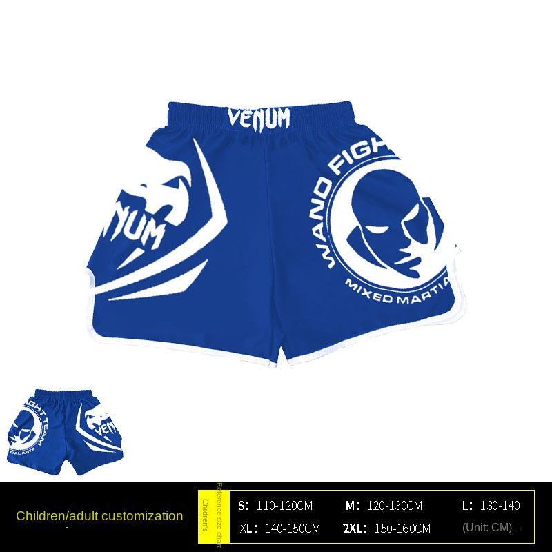 Venom Training Suit UFC Set Men's Boxing Compression Quick-Dry Clothing Muay Thai Fighting Short Sleeve Shorts Gym Combat - SURPHY