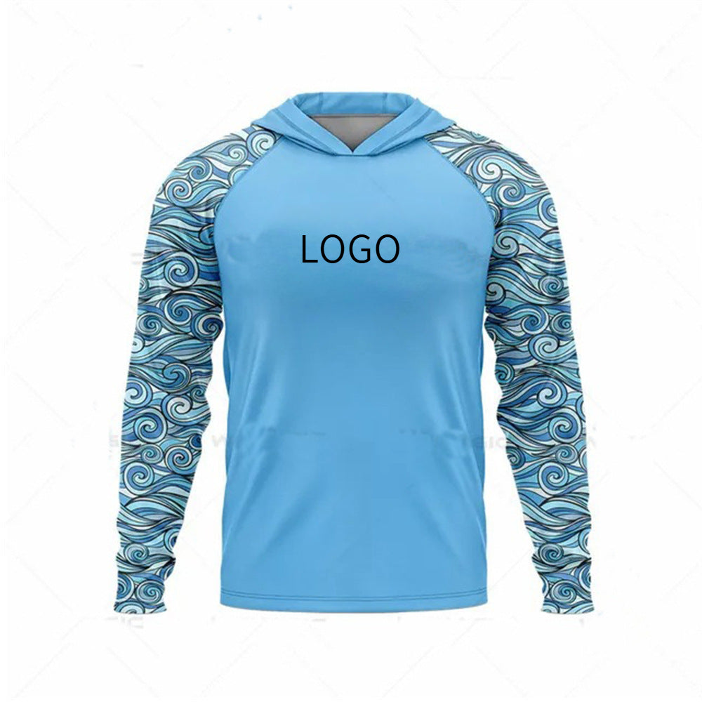 Ocean Fishing Suits Summer Sun Protection Long Sleeve Fishing Suits UV Protection Hooded Fishing Suits UPF50 + SURPHY