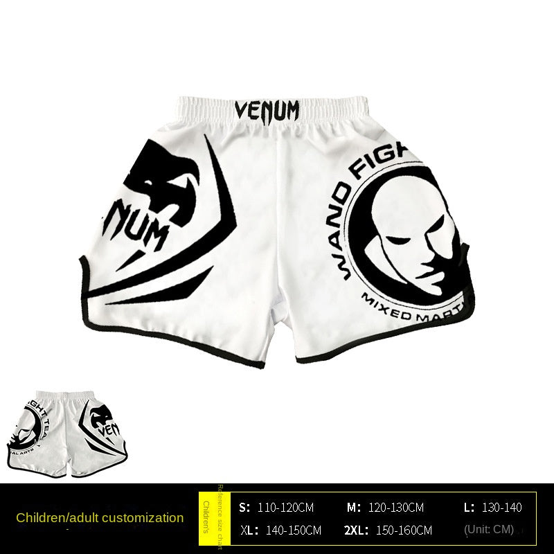 Venom Training Suit UFC Set Men's Boxing Compression Quick-Dry Clothing Muay Thai Fighting Short Sleeve Shorts Gym Combat - SURPHY