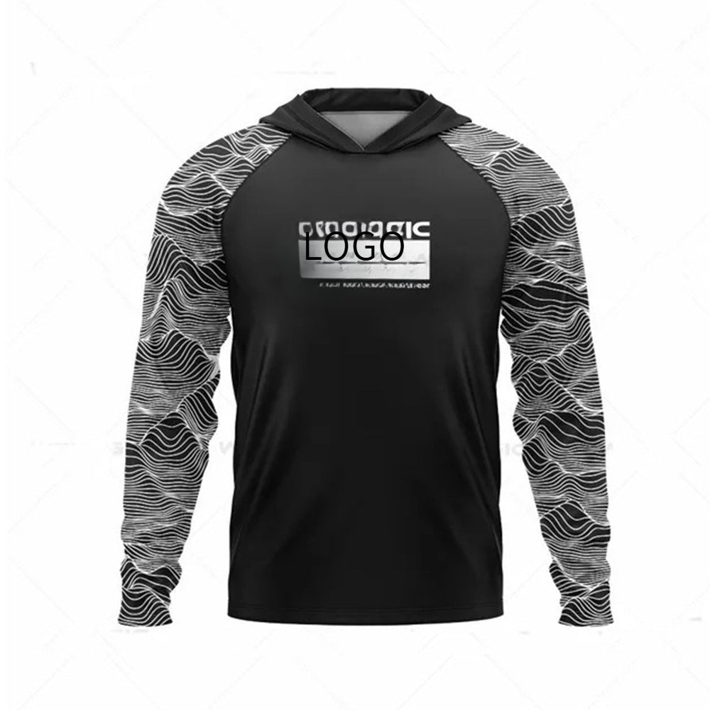 Ocean Fishing Suits Summer Sun Protection Long Sleeve Fishing Suits UV Protection Hooded Fishing Suits UPF50 + SURPHY