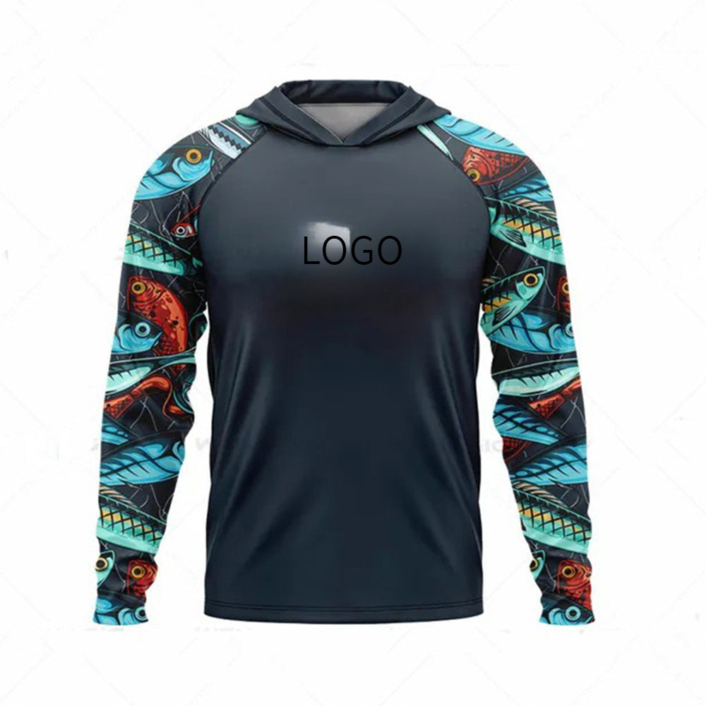 Ocean Fishing Suits Summer Sun Protection Long Sleeve Fishing Suits UV Protection Hooded Fishing Suits UPF50 + SURPHY