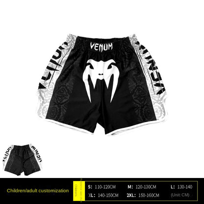 Venom Training Suit UFC Set Men's Boxing Compression Quick-Dry Clothing Muay Thai Fighting Short Sleeve Shorts Gym Combat - SURPHY