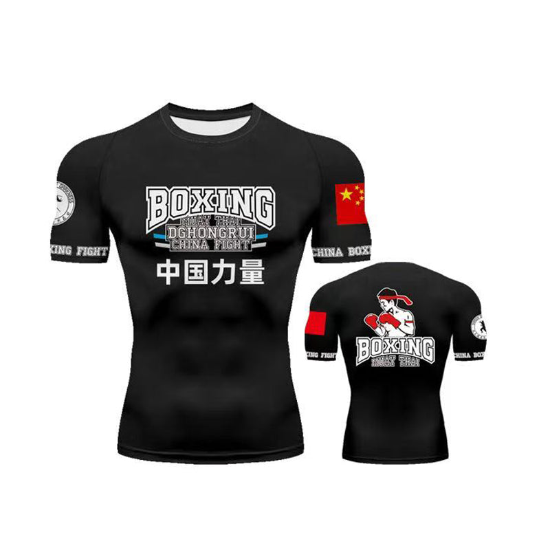 Custom Sanda Suit Boxing Fighting Suit Combat Set Clothes Muay Thai Shorts Men Women Children Martial Arts Training Clothing - SURPHY