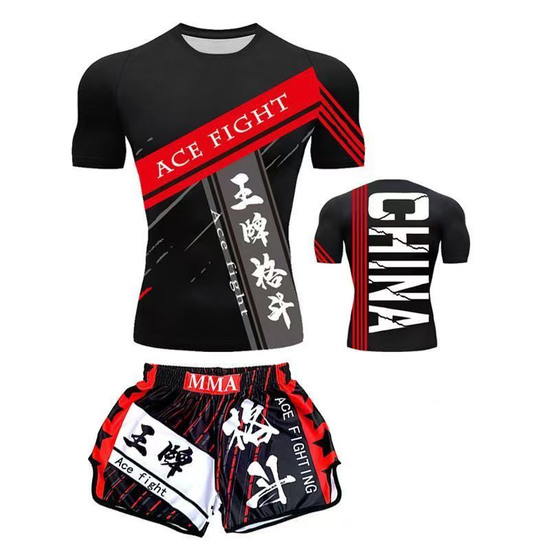 Custom Sanda Suit Boxing Fighting Suit Combat Set Clothes Muay Thai Shorts Men Women Children Martial Arts Training Clothing - SURPHY