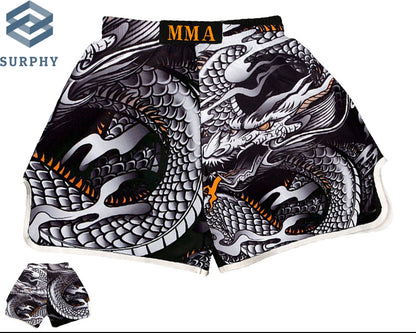 Venom Training Suit UFC Set Men's Boxing Compression Quick-Dry Clothing Muay Thai Fighting Short Sleeve Shorts Gym Combat - SURPHY