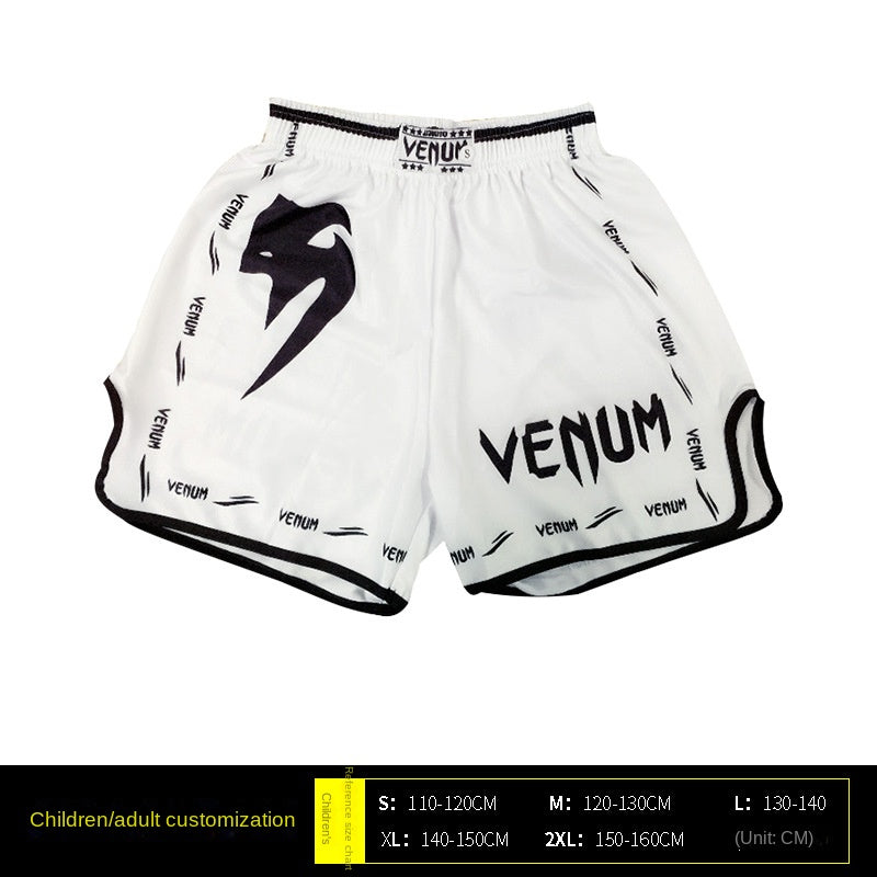 Venom Training Suit UFC Set Men's Boxing Compression Quick-Dry Clothing Muay Thai Fighting Short Sleeve Shorts Gym Combat - SURPHY