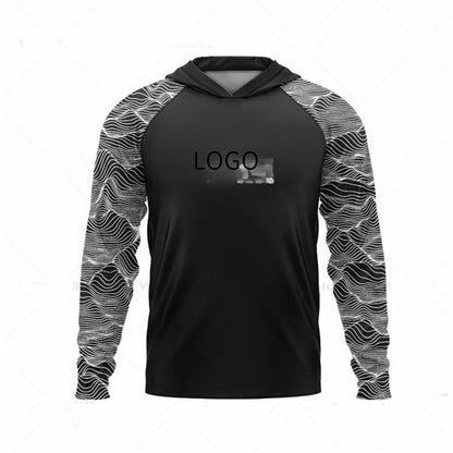Ocean Fishing Suits Summer Sun Protection Long Sleeve Fishing Suits UV Protection Hooded Fishing Suits UPF50 + SURPHY