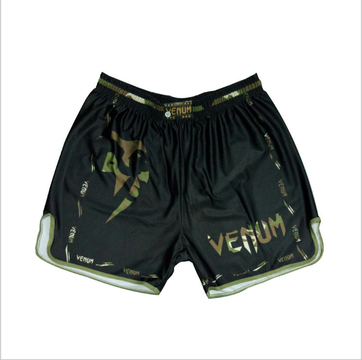 Venom Training Suit UFC Set Men's Boxing Compression Quick-Dry Clothing Muay Thai Fighting Short Sleeve Shorts Gym Combat - SURPHY