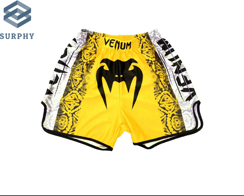 Venom Training Suit UFC Set Men's Boxing Compression Quick-Dry Clothing Muay Thai Fighting Short Sleeve Shorts Gym Combat - SURPHY