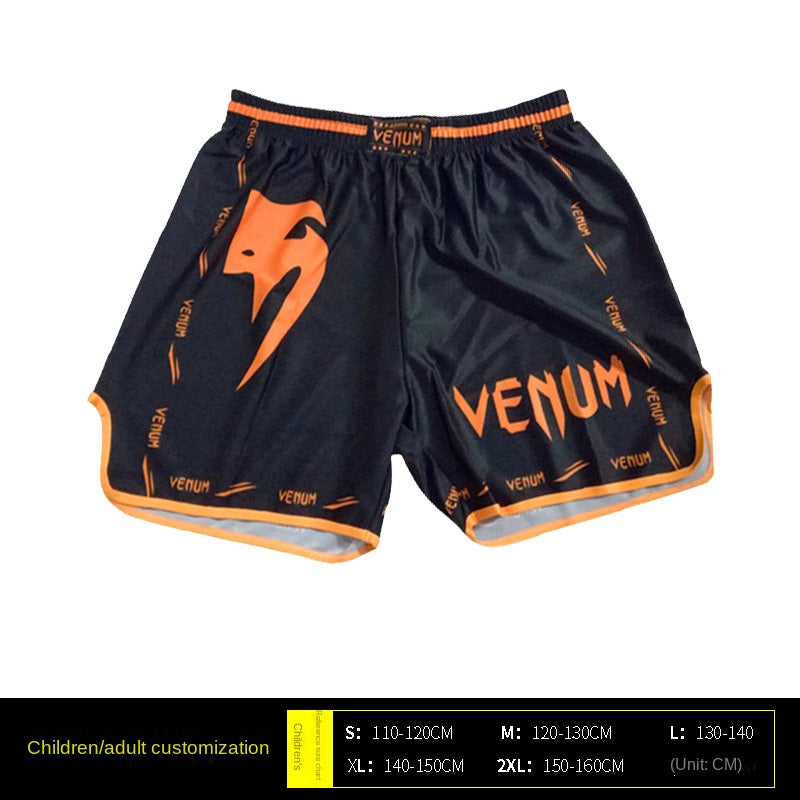 Venom Training Suit UFC Set Men's Boxing Compression Quick-Dry Clothing Muay Thai Fighting Short Sleeve Shorts Gym Combat - SURPHY