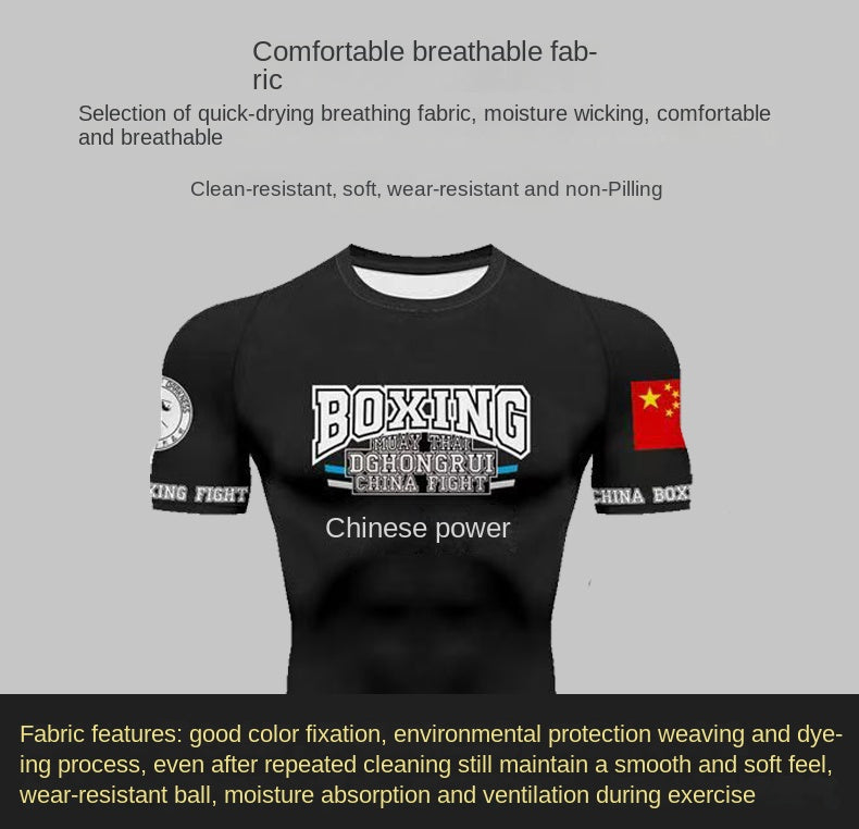 Customized Clothes for Sanda Boxing Fighting Suit Fight Suit Clothes Muay Thai Shorts Boys and Girls Martial Arts Training Clothing - SURPHY