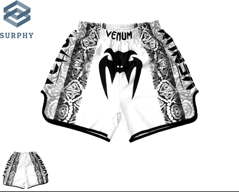Venom Training Suit UFC Set Men's Boxing Compression Quick-Dry Clothing Muay Thai Fighting Short Sleeve Shorts Gym Combat - SURPHY